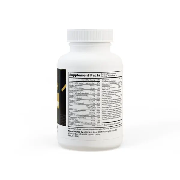 Multivitamin for Men Supplement (60 Capsules) - Image 3