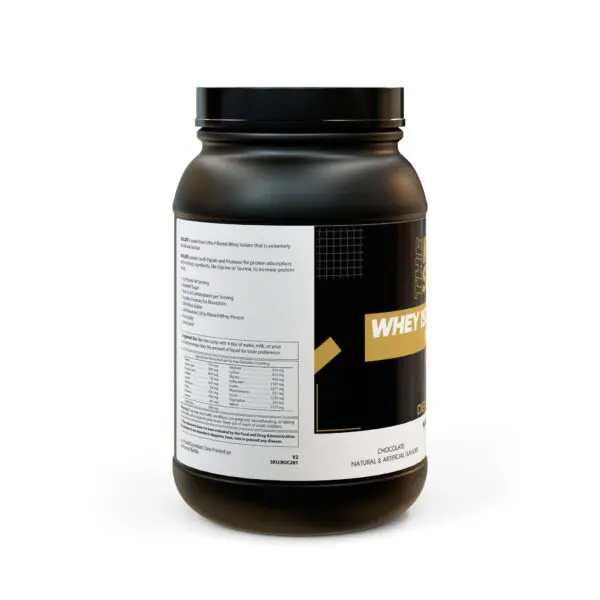 Whey Isolate Protein Supplement (907g, 2lb) - Image 2