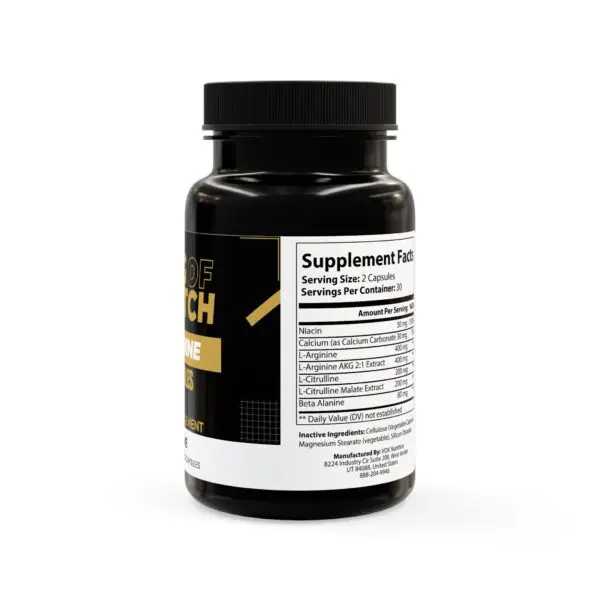 L-Arginine Supplement (60 Capsules) - Image 3