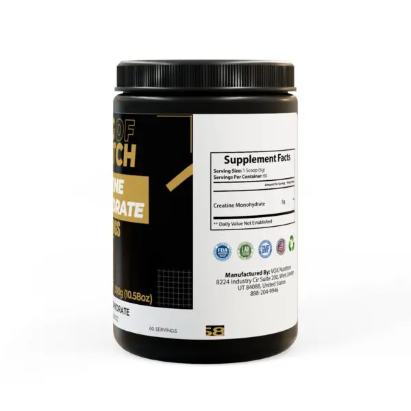 Creatine Monohydrate Supplement (300g, 10.58oz) - Image 3