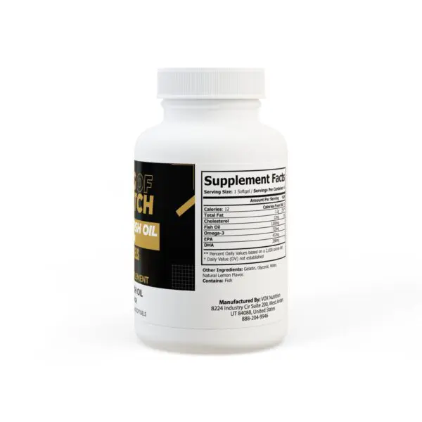 Omega 3 Fish Oil Supplement (60 Softgels) - Image 3
