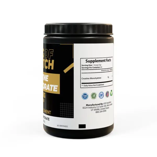Creatine Monohydrate Supplement (300g, 10.58oz) - Image 3